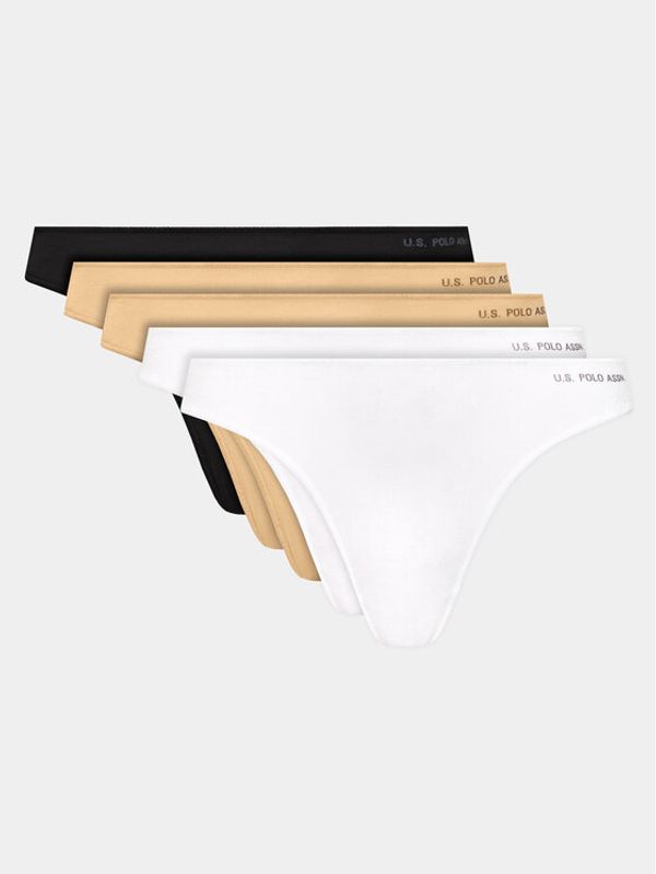 U.S. Polo Assn. U.S. Polo Assn. Комплект 5 чифта бикини тип прашка 67005 Цветен