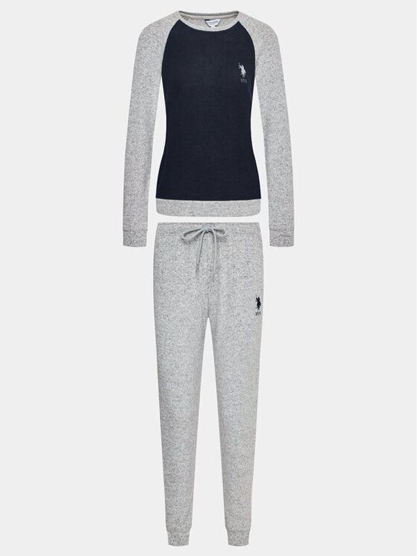 U.S. Polo Assn. U.S. Polo Assn. Пижама Ev Gijm 16817 Сив Regular Fit
