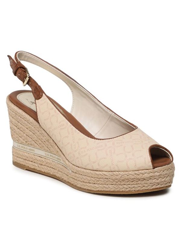 U.S. Polo Assn. U.S. Polo Assn. Сандали Alyss ALYSSA015 PRINT Бежов