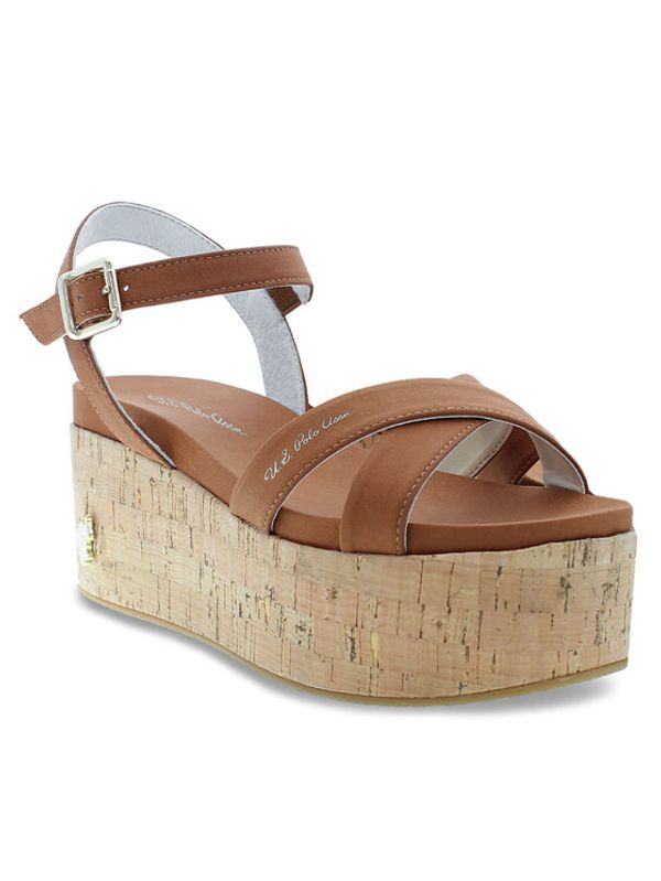 U.S. Polo Assn. U.S. Polo Assn. Сандали Loren LOREN002 Кафяв