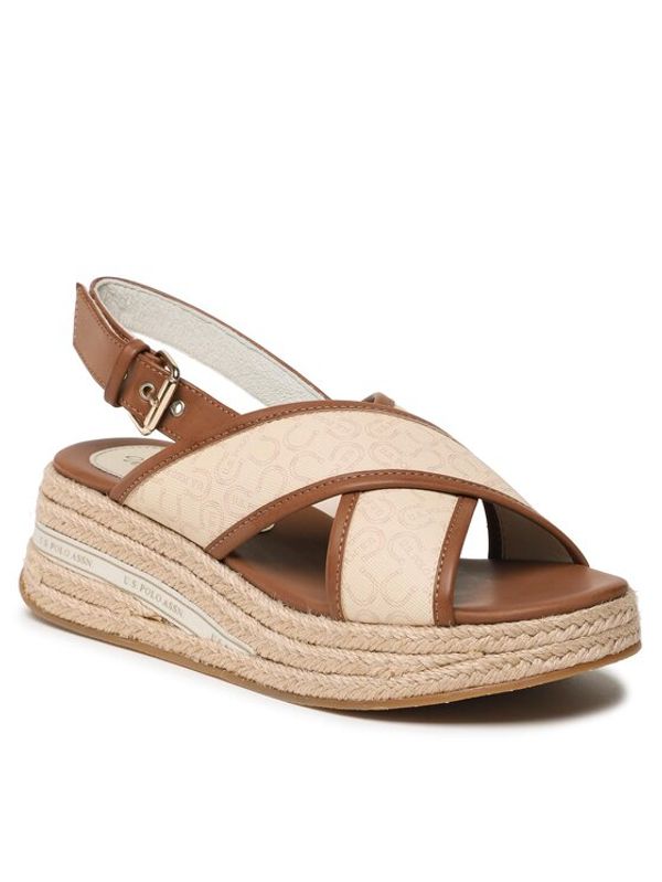 U.S. Polo Assn. U.S. Polo Assn. Сникърси Glory GLORY005 PRINT Кафяв