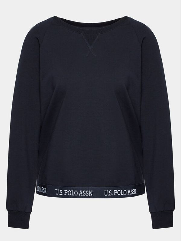 U.S. Polo Assn. U.S. Polo Assn. Суитшърт Lounge Crew 16598 Тъмносин Regular Fit