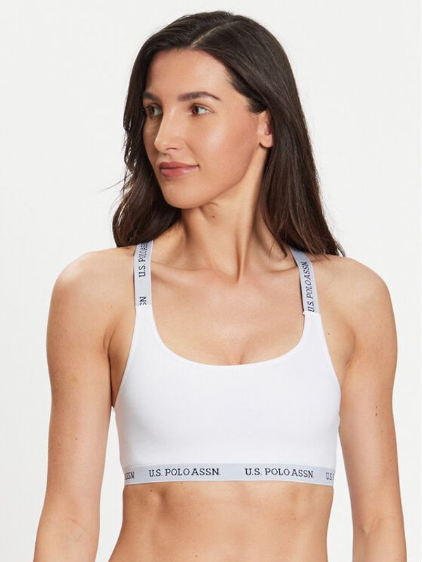 U.S. Polo Assn. U.S. Polo Assn. Сутиен-топ 66117 Бял