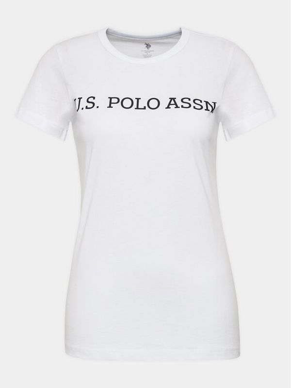 U.S. Polo Assn. U.S. Polo Assn. Тишърт 16595 Бял Regular Fit
