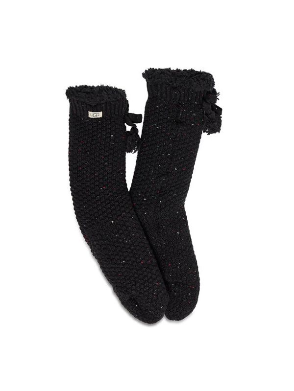 Ugg Ugg Чорапи дълги дамски W Nessie Fleece 1121162 Черен