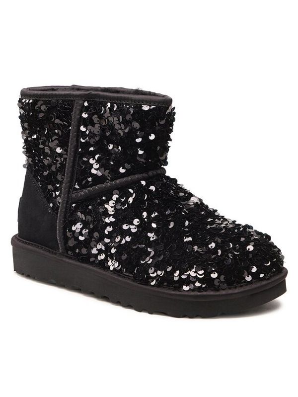 Ugg Ugg Обувки W Classic Mini Chunky Sequin 1130602 Черен