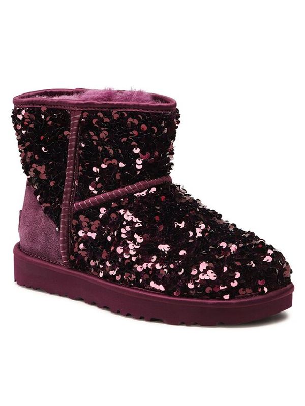 Ugg Ugg Обувки W Classic Mini Chunky Sequin 1130602 Виолетов