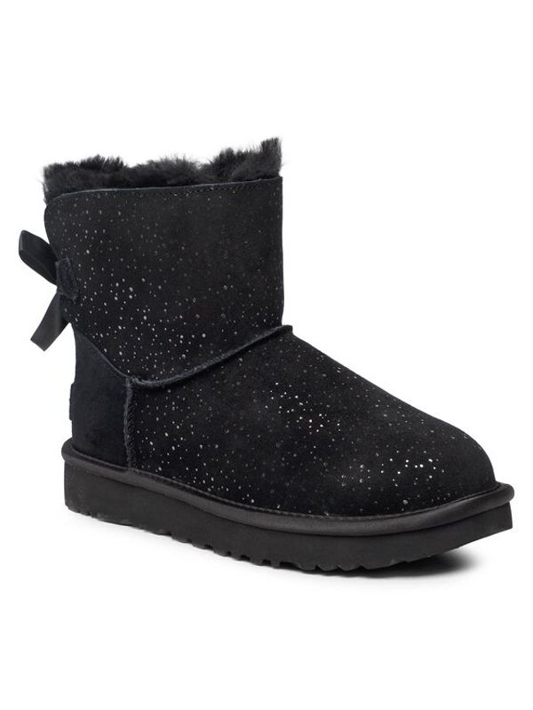 Ugg Ugg Обувки W Mini Bailey Bow Metallic Spots 1134135 Черен