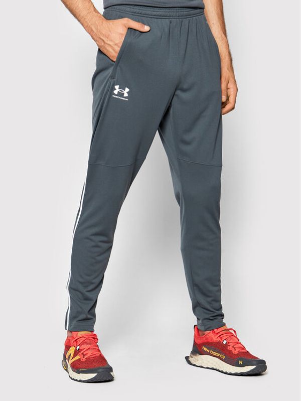 Under Armour Under Armour Долнище анцуг Ua Pique Track 1366203 Сив Regular Fit