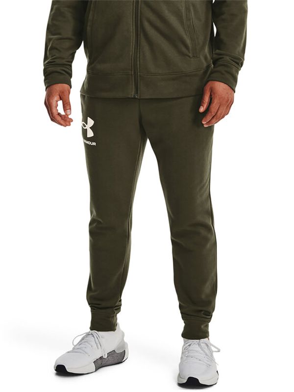 Under Armour Under Armour Долнище анцуг UA Rival Terry Jogger 1361642 Каки Regular Fit
