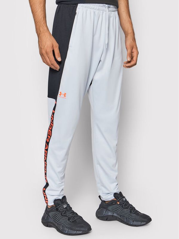 Under Armour Under Armour Долнище анцуг Ua Tricot Track 1366209 Сив Loose Fit