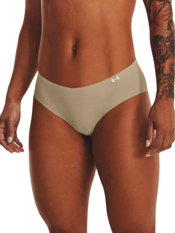 Under Armour Under Armour Комплект 3 чифта класически бикини PS Hipster 3Pack 1325616 Бежов