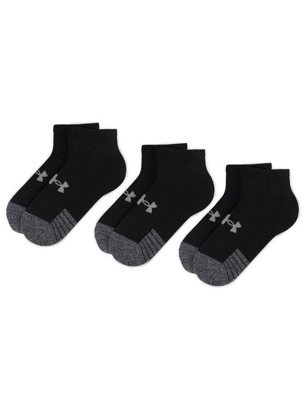 Under Armour Under Armour Комплект 3 чифта къси чорапи унисекс Heatgear Lo Cut Sock 1346753-001 Черен