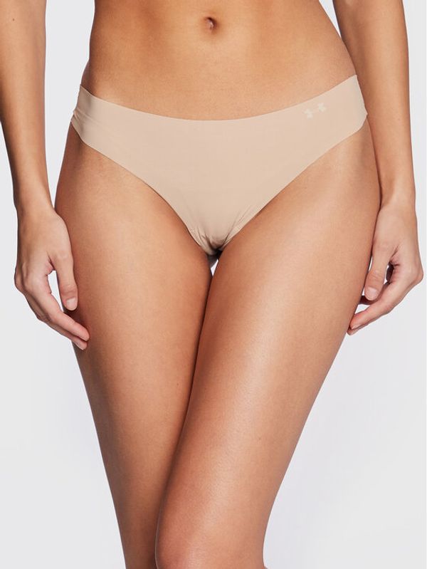 Under Armour Under Armour Комплект 3 чифта прашки Ua Pure Stretch 1325615 Бежов