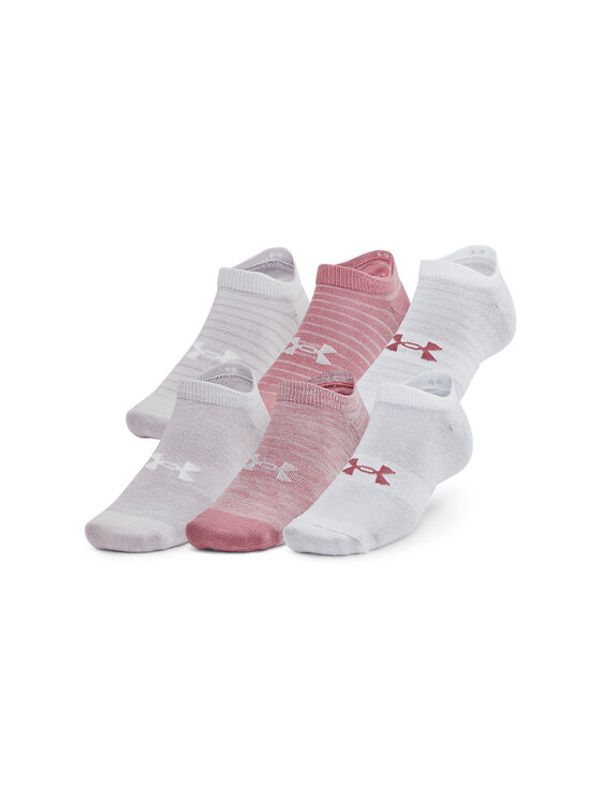 Under Armour Under Armour Комплект 6 чифта къси чорапи унисекс UA Essential No Show 6pk 1370542-697 Розов