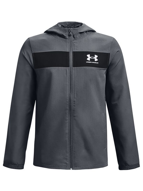Under Armour Under Armour Преходно яке UA SPORTSTYLE WINDBREAKER 1370183 Сив Regular Fit