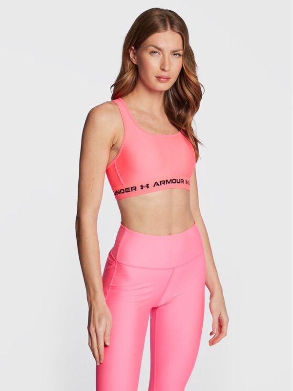 Under Armour Under Armour Спортен сутиен Crossback 1361034 Розов