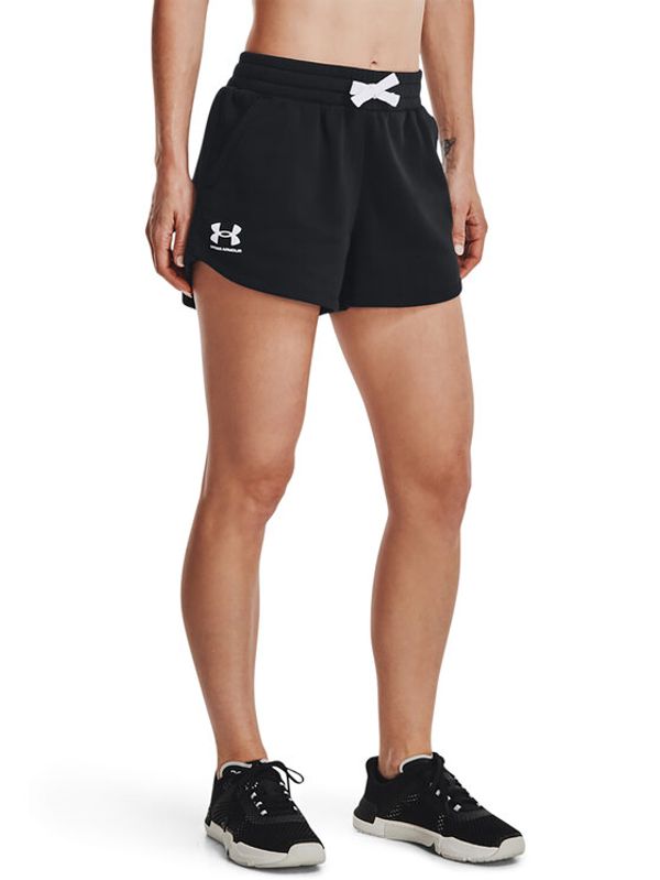 Under Armour Under Armour Спортни шорти Rival Fleece Short 1376257 Черен Regular Fit