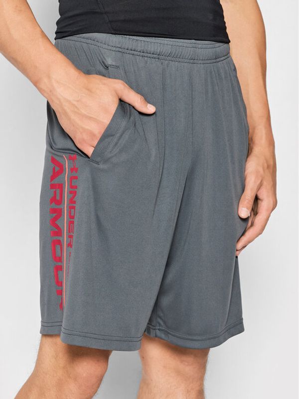 Under Armour Under Armour Спортни шорти Tech™ Wordmark 1370400 Сив Loose Fit