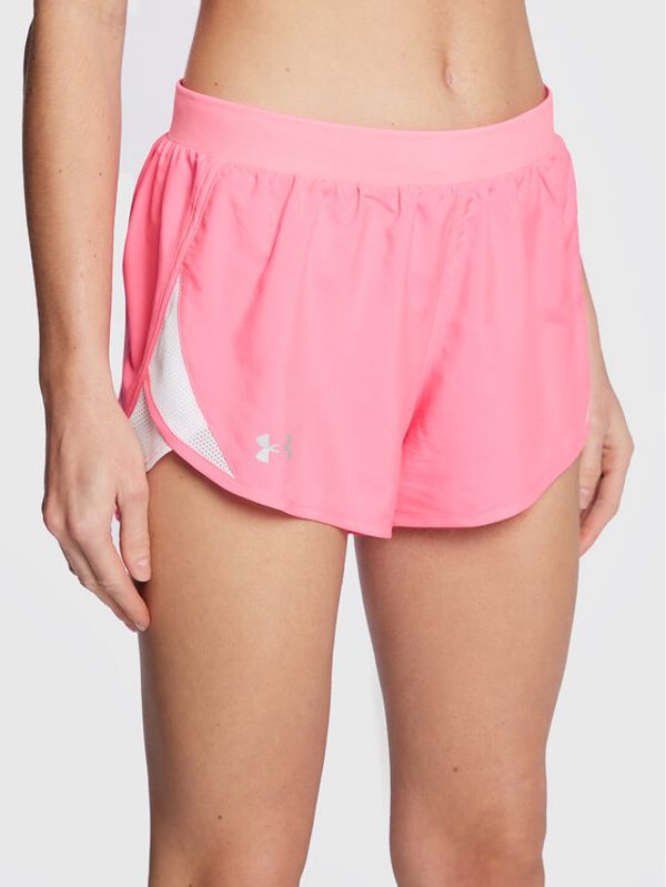 Under Armour Under Armour Спортни шорти Ua Fly-By 2.0 1350196 Розов Regular Fit