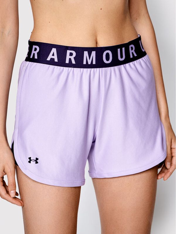 Under Armour Under Armour Спортни шорти Ua Play Up 5 1355791 Виолетов Regular Fit