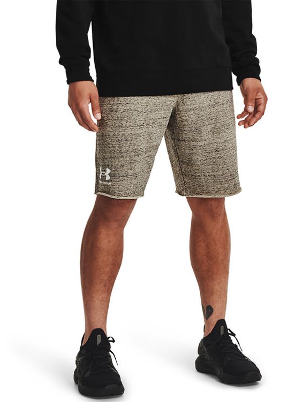 Under Armour Under Armour Спортни шорти UA RIVAL TERRY SHORT 1361631 Бежов Regular Fit
