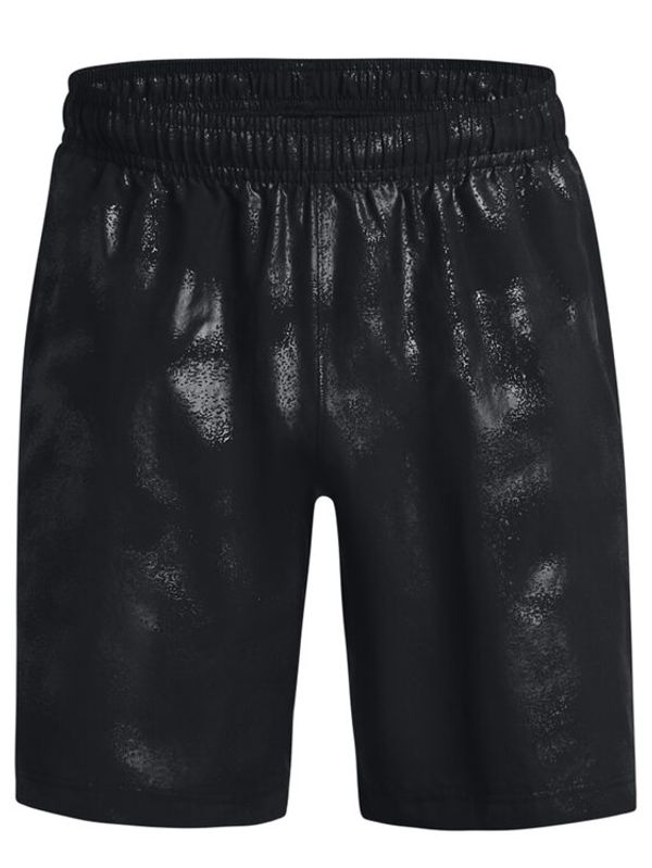 Under Armour Under Armour Спортни шорти UA Woven Emboss Short 1377137 Черен Regular Fit