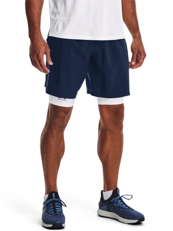 Under Armour Under Armour Спортни шорти UA Woven Graphic Shorts 1370388 Тъмносин Regular Fit