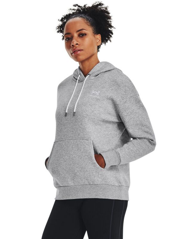 Under Armour Under Armour Суитшърт Essential Fleece Hoodie 1373033 Сив Regular Fit
