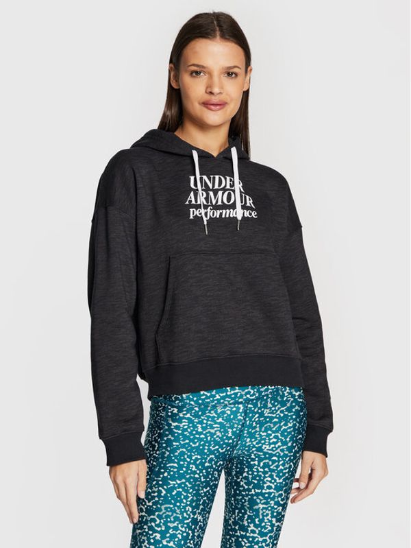 Under Armour Under Armour Суитшърт Essential Fleece Script 1374107 Сив Regular Fit
