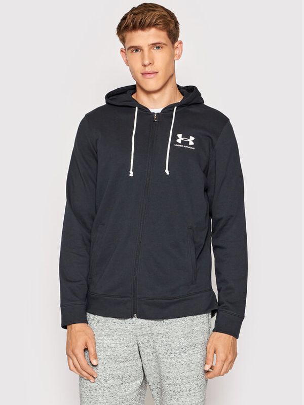 Under Armour Under Armour Суитшърт Rival Terry Full-Zip 1370409 Черен Loose Fit