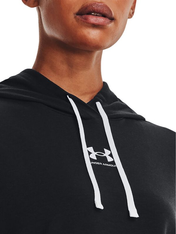 Under Armour Under Armour Суитшърт Rival Terry Hoodie 1369855 Черен Regular Fit