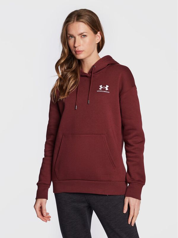 Under Armour Under Armour Суитшърт Ua Essential Fleece 1373033 Бордо Regular Fit