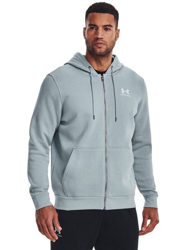 Under Armour Under Armour Суитшърт UA Essential Fleece FZ Hood 1373881 Син Regular Fit