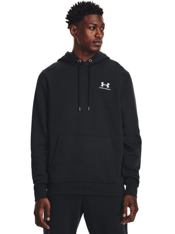 Under Armour Under Armour Суитшърт UA Essential Fleece Hoodie 1373880 Черен Regular Fit