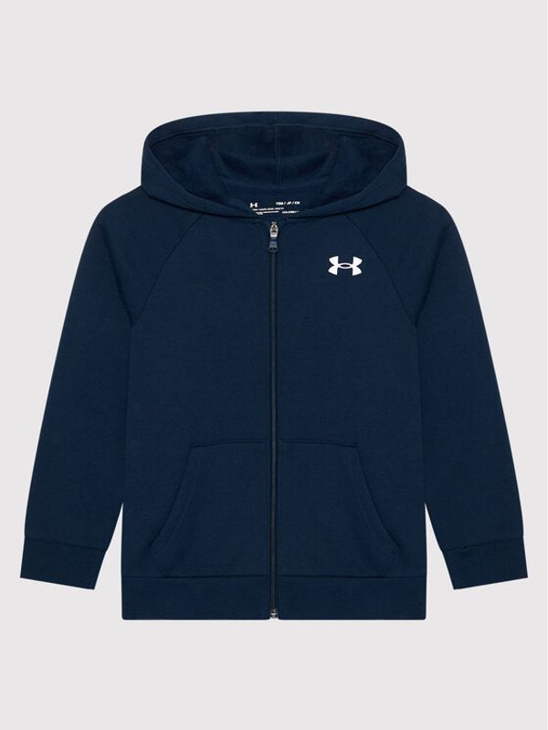 Under Armour Under Armour Суитшърт Ua Rival Cotton Full Zip 1357613 Тъмносин Loose Fit