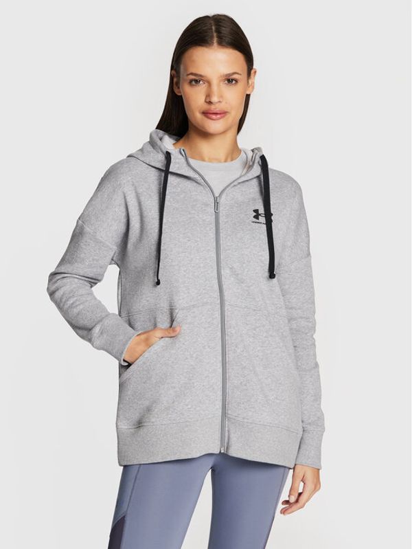 Under Armour Under Armour Суитшърт Ua Rival Fleece 1356400 Сив Loose Fit
