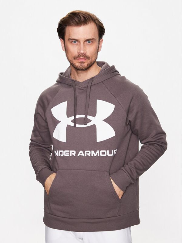 Under Armour Under Armour Суитшърт Ua Rival Fleece Big Logo 1357093 Кафяв Loose Fit