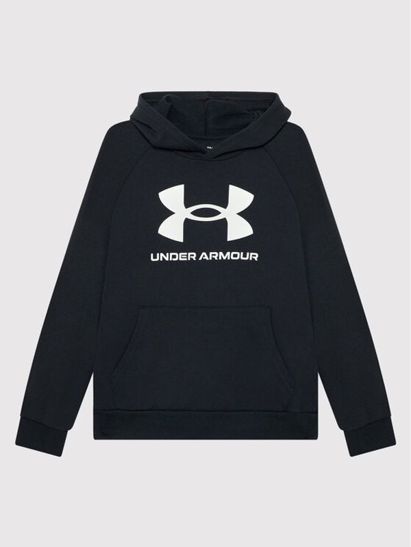 Under Armour Under Armour Суитшърт Ua Rival Fleece Big Logo 1357585 Черен Loose Fit