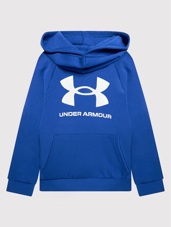 Under Armour Under Armour Суитшърт Ua Rival Fleece Big Logo 1357585 Син Loose Fit