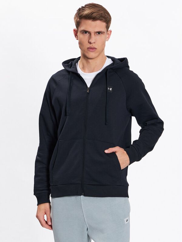 Under Armour Under Armour Суитшърт UA Rival Fleece FZ Hoodie 1357111 Черен Regular Fit