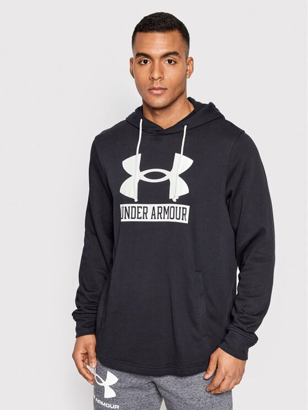 Under Armour Under Armour Суитшърт Ua Rival Terry Logo 1370390 Черен Loose Fit