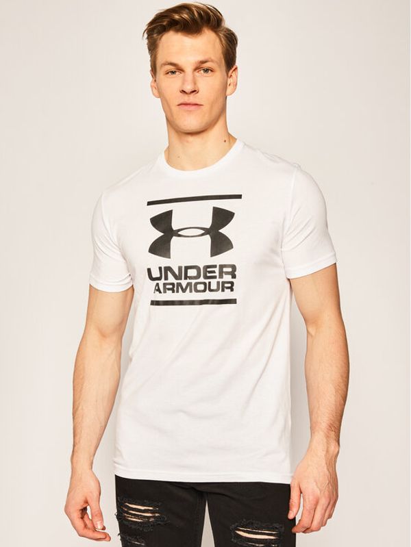 Under Armour Under Armour Тениска от техническо трико Ua Gl Foundation 1326849 Бял Loose Fit