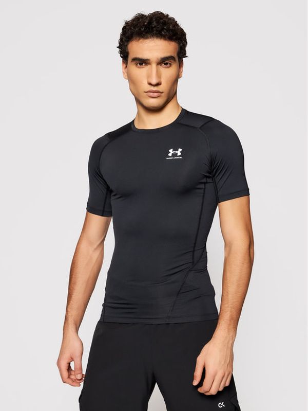 Under Armour Under Armour Тениска от техническо трико Ua HeatGear 1361518 Черен Slim Fit