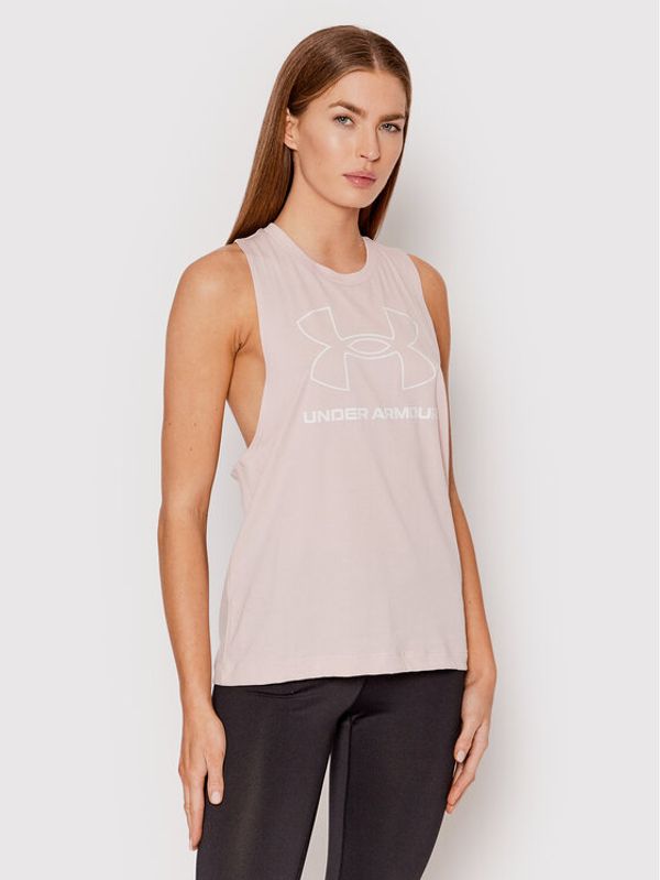 Under Armour Under Armour Тениска от техническо трико Ua Sportstyle Logo 1369886 Розов Relaxed Fit