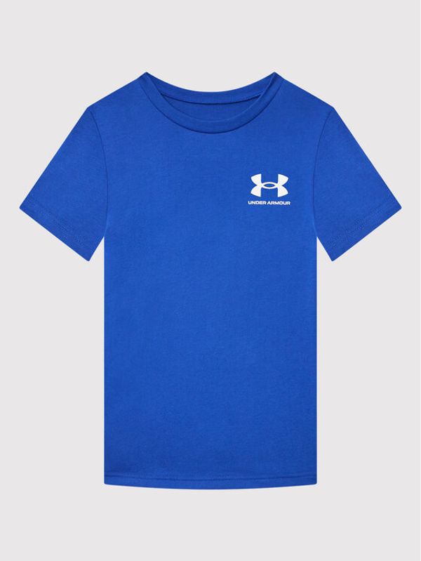 Under Armour Under Armour Тишърт Sportstyle Left Chest 1363280 Син Loose Fit