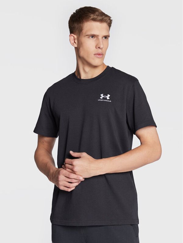 Under Armour Under Armour Тишърт Ua Logo Embroidered 1373997 Черен Relaxed Fit