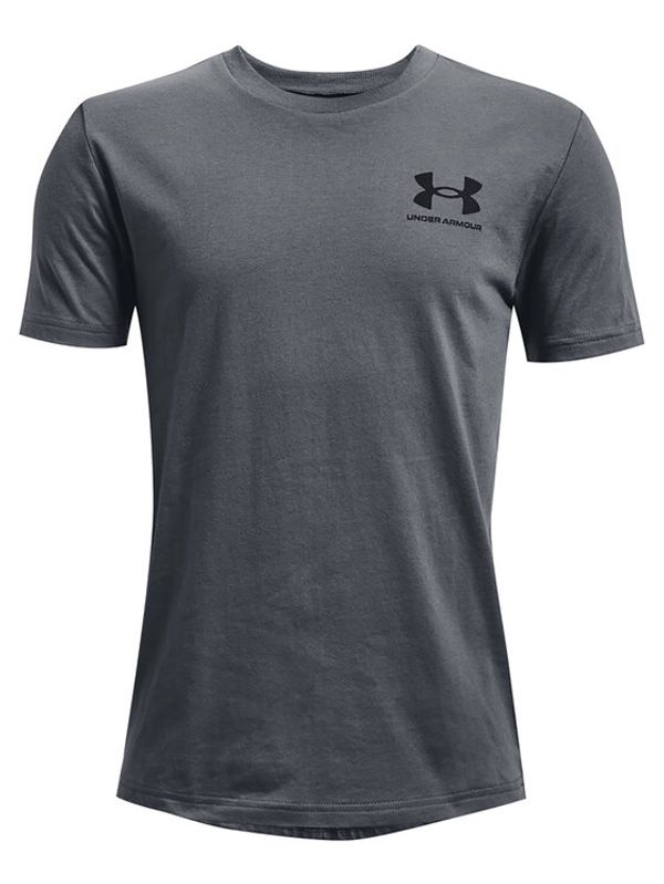 Under Armour Under Armour Тишърт UA SPORTSTYLE LEFT CHEST SS 1363280 Сив Regular Fit