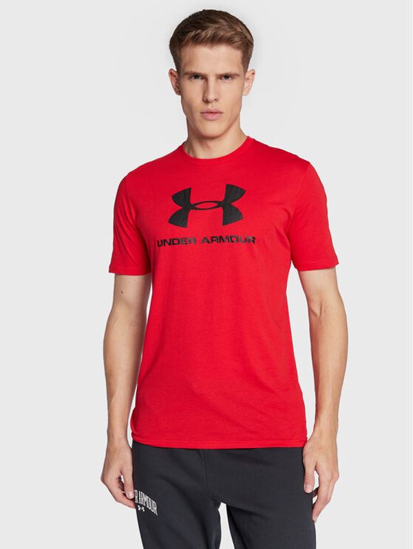 Under Armour Under Armour Тишърт Ua Sportstyle Logo 1329590 Червен Loose Fit