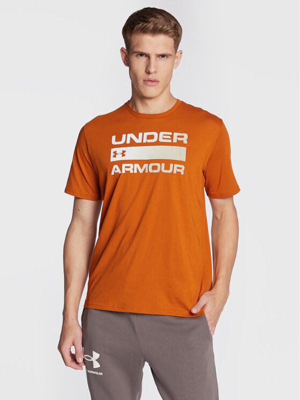 Under Armour Under Armour Тишърт Ua Team Issue Wordmark 1329582 Оранжев Loose Fit